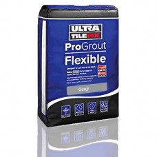 Grey ProGrout 10kg UltraTileFix flexible grout for walls and floors