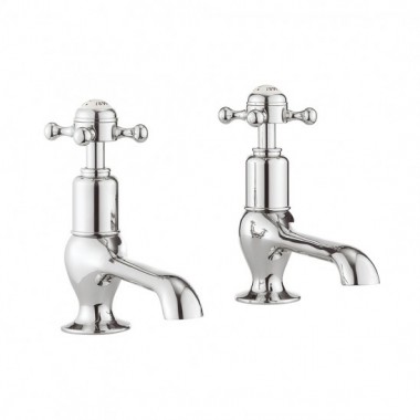 Belgravia Crosshead long nose basin taps by Crosswater Bathrooms