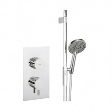 Dial valve 2 control with Kai Lever trim by Crosswater Bathrooms
