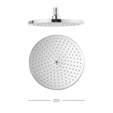 Central 250mm showerhead by Crosswater Bathrooms