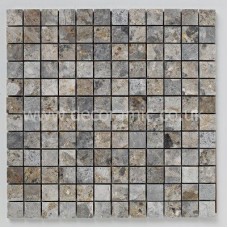BCT38306 Mosaics Naturals Lemon Marble Square Mosaic 300mm x 300mm
