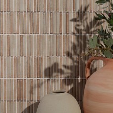 Bamboo Lustre Porcelain Cappuccino Tile 28.2x29.4 Ca’ Pietra Beige Satin Porcelain