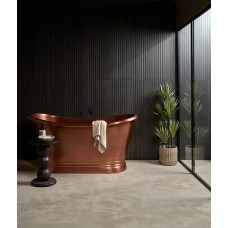 Kinfolk Dark Grey Linear Wood Effect Tile 60x120cm Ca’ Pietra