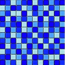 Malla Cristal Azul Br. 184615 29.8x29.8 cm by Dekostock