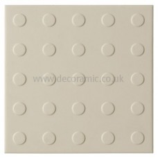 Slip resistant Multidisc White tile 148 x 148 x 9 mm - DW-MDWHT1515 Dorset Woolliscroft