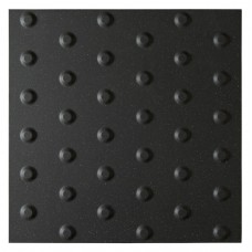 Slip resistant Tactile Blister Anthracite tile 400 x 400 x 12.5 mm - DW-TBANT4040 Dorset Woolliscroft