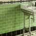 Original Style GPG9002 palm green Half Tile 152 x 75mm | 6 x 3 " plain tile