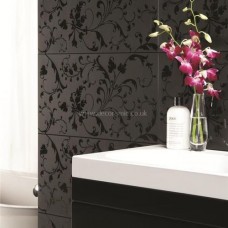 Original Style Beauville Black Negative clear glass tile GW-BFB6030N 600x300mm Glassworks