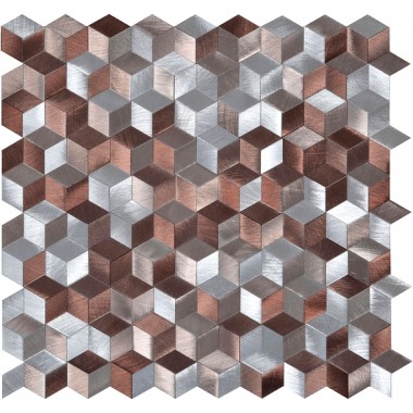 Astral Copper Aluminium Mosaic EW-ASTCPMOS metal mosaic tile 270x260x8mm Original Style
