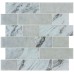Bianco Marble Brickbond Mosaic GW-BIAMOS glass mosaic tile 300x300x4mm Original Style