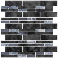 Fawkes Dark Grey Linear Mosaic GW-FAWMOS mixed mosaic tile 300x325x6mm Original Style