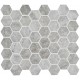 Murano Grey Glass Mosaic GW-MRNHEXMOS glass mosaic tile 324x280x5mm Original Style
