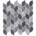 Leaf Mosaic Grey Silver Mix EW-SGLMOS metal mosaic tile 280x275x9mm Original Style