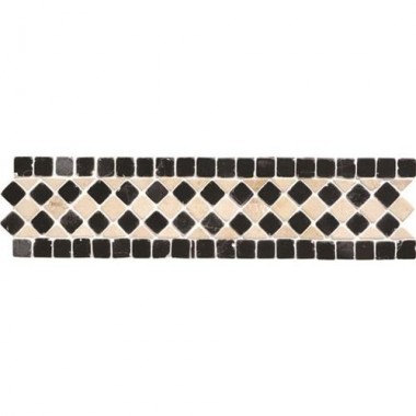 Original Style Mosaics Athenian Quadrant Black 300x70mm EW-ATQUADB mosaic tile