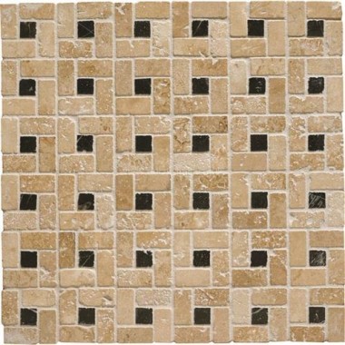 Original Style Mosaics Spiral Noce Black 300x300mm EW-VMNOCESP mosaic tile