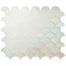 Pearl Scale Frosted Iridescent GW-PRLSCMOSF glass mosaic tile 256x296x8mm Original Style