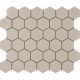 Porcelain Hexagon White CS-PORWHX porcelain mosaic tile 322x278mm Original Style