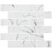 Torcello White Brickbond Recycled Glass GW-TORBBMOS glass mosaic tile 300x300x4mm Original Style