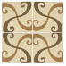 Arabesque Old London and Regency Bath on White - 2 Tile Set tile 8127V 151x151x9 mm Odyssey Original Style