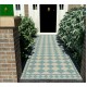 Dorchester (B) with Kingsley victorian floor tile design