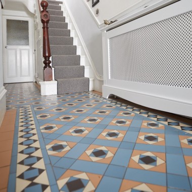 Conway with Browning victorian floor tile design