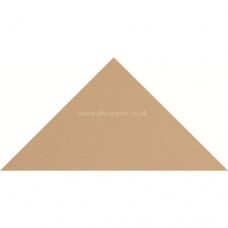 Original Style 6213V buff triangle 73 x 52 x 52 | 3 x 2 x 2" plain tile