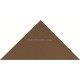 Original Style 6516V brown triangle 149 x 106 x 106 | 6 x 4 1/8 x 4 1/8" plain tile