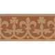 Original Style 6578V buff on red Elgin Border 151 x 75 | 6 x 3" decorative tile