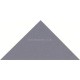 Original Style 6613V blue triangle 73 x 52 x 52 | 3 x 2 x 2" plain tile