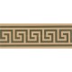 Original Style 6662V green on buff Greek Key Border 151 x 53 | 6 x 2" decorative tile