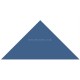 Original Style 6912V pugin blue triangle 50 x 36 x 36 | 2 x 1 1/2 x 1 1/2" plain tile
