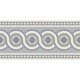Original Style 7964V grey on dover white Telford Border 151 x 75 | 6 x 3" decorative tile