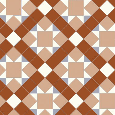 Blenheim (B) with Browning victorian floor tile design