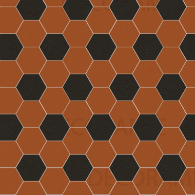Chelsea (B) with Rochester victorian floor tile design