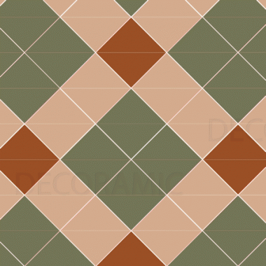 Cliveden (C) with Rochester victorian floor tile design