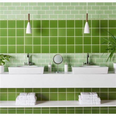 Original Style GPG9002 palm green Half Tile 152 x 75mm | 6 x 3 " plain tile