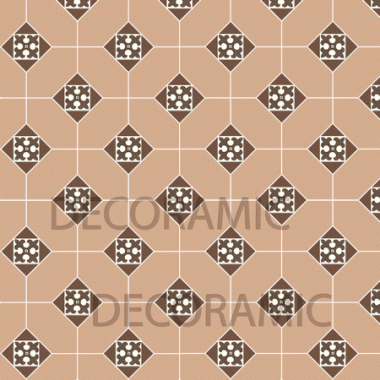 Huntingdon (C) with Browning victorian floor tile design