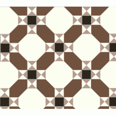 Inverlochy (B) with Rochester victorian floor tile design