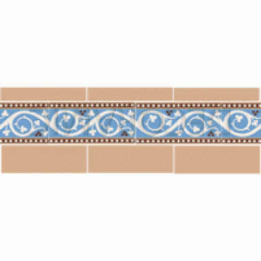 Kitchener buff, kitchener victorian tile border