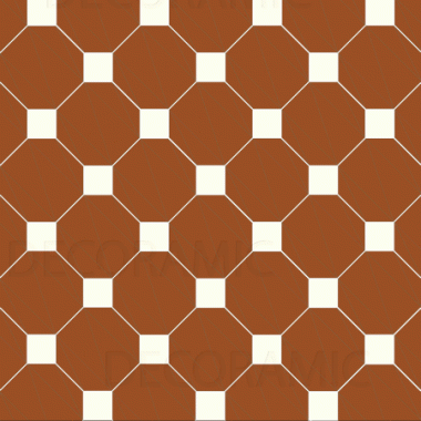Nottingham (B) with Rochester victorian floor tile design