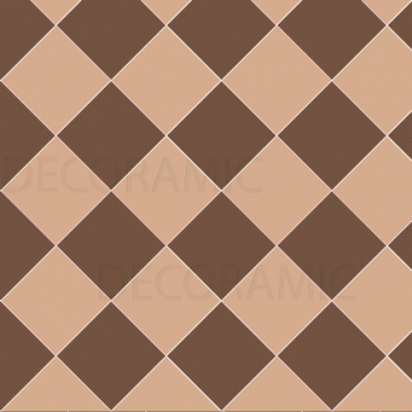Oxford (C) with Bronte victorian floor tile design