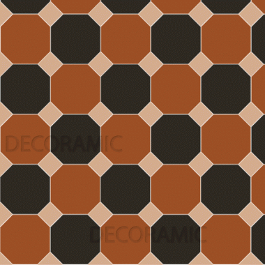 Pomeroy (A) with Browning victorian floor tile design