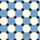 Pomeroy (B) with Rochester victorian floor tile design