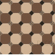 Pomeroy (C) with Bronte victorian floor tile design