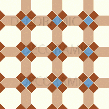 Warwick (C) with Kitchener victorian floor tile design