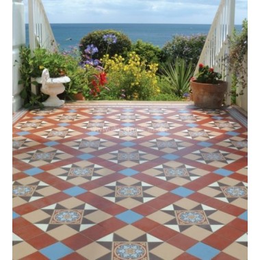Blenheim with Telford victorian floor tile design