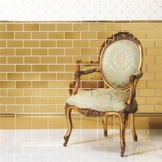 Gold Metallic Skirting Tile 152 x 152mm - GOLD9903 - Original Style