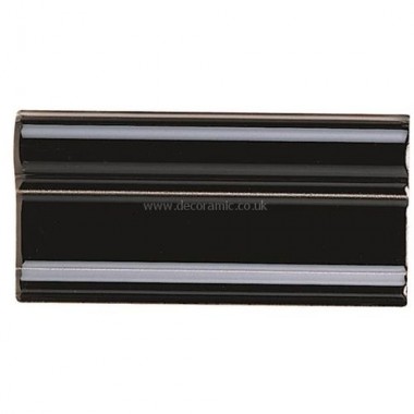 Original Style N9901 Jet Black 152 x 75mm | 6 x 3" decorative tile