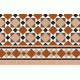 Lambeth with Wordsworth victorian floor tile design