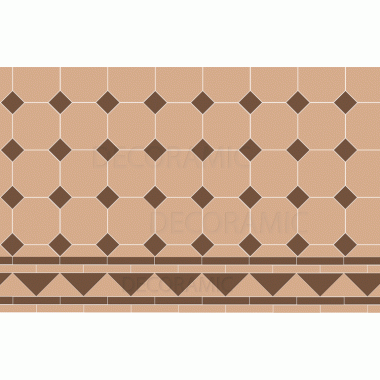 York with Byron victorian floor tile design